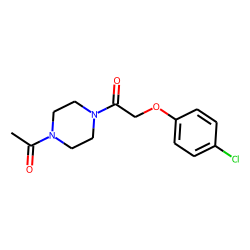 Piperazine, 1-acetyl-4-(4-chlorophenoxyacetyl)