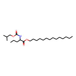 l-Norvaline, N-isobutoxycarbonyl-, tetradecyl ester