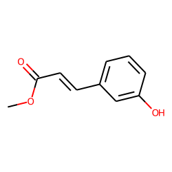 2-Propenoic acid, 3-(3-hydroxyphenyl)-, methyl ester