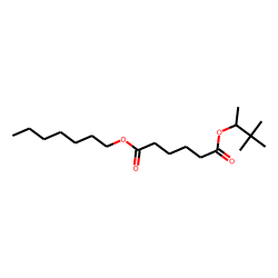 Adipic acid, 3,3-dimethylbut-2-yl heptyl ester