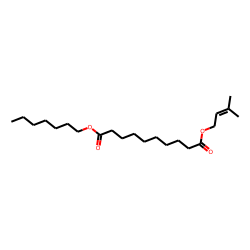 Sebacic acid, heptyl 3-methylbut-2-enyl ester