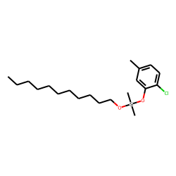 Silane, dimethyl(2-chloro-5-methylphenoxy)undecyloxy-