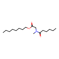 Sarcosine, N-hexanoyl-, octyl ester
