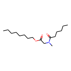 Sarcosine, n-hexanoyl-, octyl ester