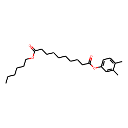 Sebacic acid, 3,4-dimethylphenyl hexyl ester