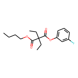Diethylmalonic acid, butyl 3-fluorophenyl ester