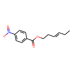 Benzoic acid, 4-nitro, (E)-3-hexenyl ester
