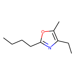 2-n-Butyl-4-ethyl-5-methyloxazole