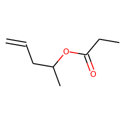 Propanoic acid, 1-methyl-3-butenyl ester