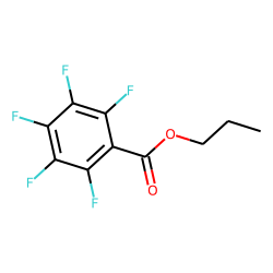 Pentafluorobenzoic acid, propyl ester