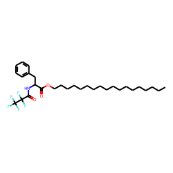 l-Phenylalanine, n-pentafluoropropionyl-, octadecyl ester