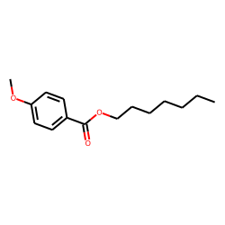 Benzoic acid, 4-methoxy-, heptyl ester