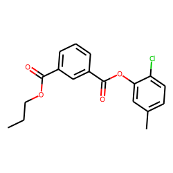 Isophthalic acid, 2-chloro-5-methylphenyl propyl ester
