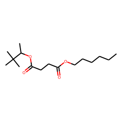 Succinic acid, 3,3-dimethylbut-2-yl hexyl ester
