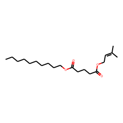 Glutaric acid, decyl 3-methylbut-2-enyl ester