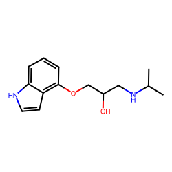 2-Propanol, 1-(1H-indol-4-yloxy)-3-[(1-methylethyl)amino]-
