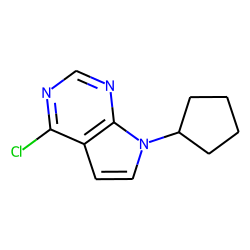 7H-pyrrolo[2,3-d]pyrimidine, 4-chloro-7-cyclopentyl-