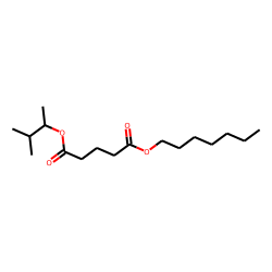 Glutaric acid, heptyl 3-methylbut-2-yl ester