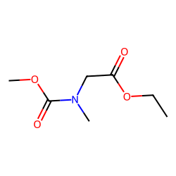 Glycine, n-methyl-n-methoxycarbonyl-, ethyl ester
