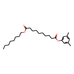 Sebacic acid, 3,5-dimethylphenyl octyl ester