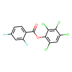 2,4-Difluorobenzoic acid, 2,3,4,6-tetrachlorophenyl ester