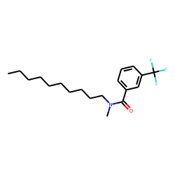 Benzamide, N-decyl-N-methyl-3-trifluoromethyl-