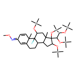 Triamcinolone, 20-hydroxy, MO TMS