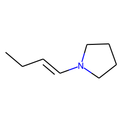 Pyrrolidine, 1-(1-butenyl)-