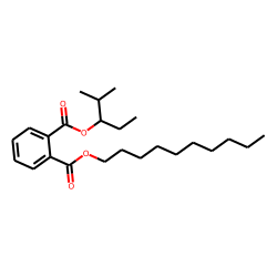 Phthalic acid, decyl 2-methylpent-3-yl ester