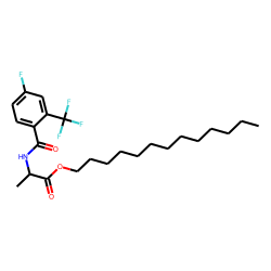 D-Alanine, N-(4-fluoro-2-trifluoromethylbenzoyl)-, tridecyl ester