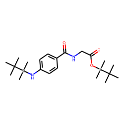 tert-Butyldimethylsilyl 2-[[4-(tert-butyldimethylsilylamino)benzoyl]amino]acetate