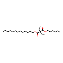 Diethylmalonic acid, hexyl tridecyl ester