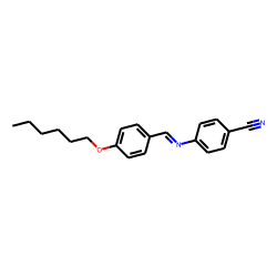 Benzonitrile, 4-[[[4-(hexyloxy)phenyl]methylene]amino]-
