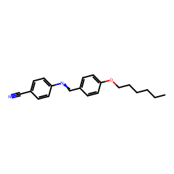 p-n-Hexyloxybenzylideneamino-p'-benzonitrile