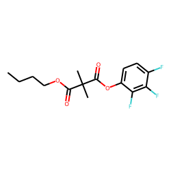 Dimethylmalonic acid, butyl 2,3,4-trifluorophenyl ester