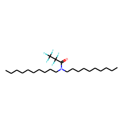Pentafluoropropanamide, N,N-didecyl-