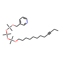 9-Dodecyn-1-ol, dimethyl(dimethyl(dimethyl(pyrid-3-ylmethoxy)silyloxy)silyloxy)silyl ether