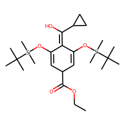 3,5-Bis(tert-butyldimethylsilyloxy)-4-(cyclopropylhydroxymethylene)cyclohexa-2,5-dienecarboxylic acid, ethyl ester