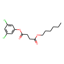 Succinic acid, 3,5-dichlorophenyl hexyl ester