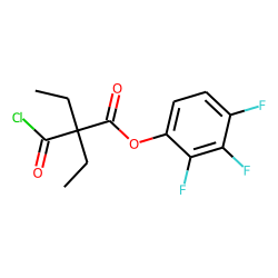 Diethylmalonic acid, monochloride, 2,3,4-trifluorophenyl ester