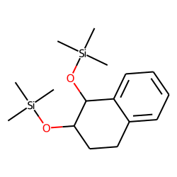 cis-Tetralin-1,2-diol, bis-TMS