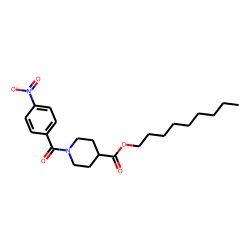 Isonipecotic acid, N-(4-nitrobenzoyl)-, nonyl ester