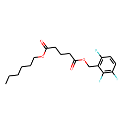 Glutaric acid, hexyl 2,3,6-trifluorobenzyl ester