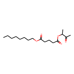 Glutaric acid, octyl 3-oxobut-2-yl ester
