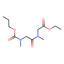 Sarcosylsarcosine, n-propoxycarbonyl-, ethyl ester