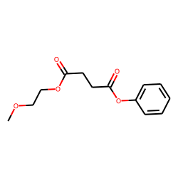 Succinic acid, phenyl 2-methoxyethyl ester