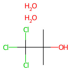 2-Propanol, 2-methyl-1,1,1-trichloro-, dihydrate