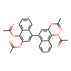 [1,1'-Binaphthalene]-3,3',4,4'-tetrol, tetra-acetate