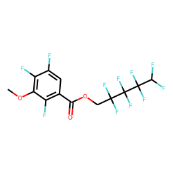 3-Methoxy-2,4,5-trifluorobenzoic acid, 2,2,3,3,4,4,5,5-octafluoropentyl ester