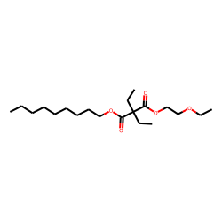 Diethylmalonic acid, 2-ethoxylethyl nonyl ester